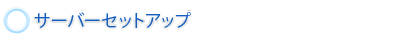 サーバーセットアップ